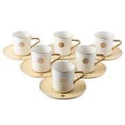 Rosette Porcelain Tea 12pc Set