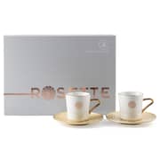Rosette Porcelain Tea 12pc Set