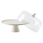 Rosette Cake Serving Set Beige