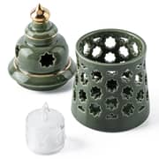 Rosette Small Electronic Candle 7.5*15.6 cm