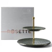 Rosette Collection Serving Stand 1pc Set