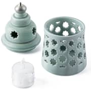 Rosette Small Electronic Candle 7.5*15.6 cm