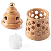 Rosette Small Electronic Candle 7.5*15.6 cm