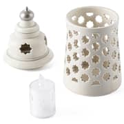 Rosette Medium Electronic Candle 9*21.7 cm