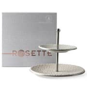 Rosette Collection Serving Stand 1pc Set