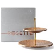 Rosette Collection Serving Stand 1pc Set