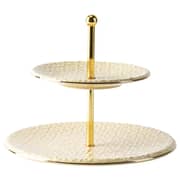 Rosette Collection Serving Stand 1pc Set