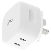 Switch Dual Port Wall Charger White