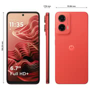 Motorola G35 128GB 8GB Guava Red 5G Smartphone + Gift Bottle