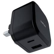 Switch Dual Port Wall Charger Black