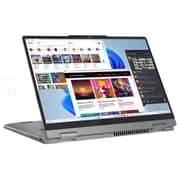 Lenovo IdeaPad 5 14IRH9 2-in-1 Convertible (2024) Laptop - 13th Gen / Intel Core i7-13620H / 14inch WUXGA / 512GB SSD / 16GB RAM / Shared Intel UHD Graphics / Windows 11 Home / English & Arabic Keyboard / Luna Grey / Middle East Version-[83KX002RAX]