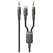 Porodo Multi-Device AUX 3.5mm Type-C Cable 1.2m Black