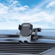 Porodo Auto Clamp Extension Car Mount Dashboard Black