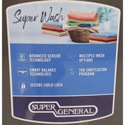 Super General Top Load Washer 18 kg SGW1811B