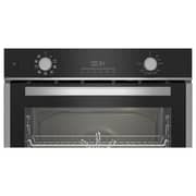 Beko 60cm Built-in Electric Oven, 9 Functions, 72L, Steamaid, Catalytic Self-Cleaning, Digital Touchcontrol, A Rating, Black - BBIS14300XCSE