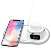 Hoco 3-in-1 Wisdom Charger Tabletop Charging Dock White
