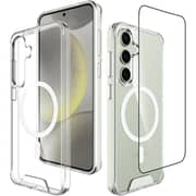Glassology Ultimate Protection Bundle for Samsung Galaxy S24 FE - Magnetic Clear Case + Screen Protector