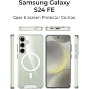 Glassology Ultimate Protection Bundle for Samsung Galaxy S24 FE - Magnetic Clear Case + Screen Protector