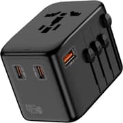 Fitit FTA45W Travel Adaptor with Auto Reset Fuse Black