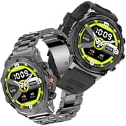 V Walk 1.4″ Display Smartwatch with Fitness Tracking - Silver