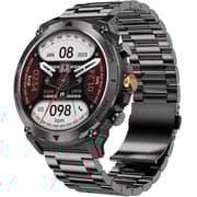V Walk 1.4″ Display Smartwatch with Fitness Tracking - Silver
