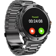 V Walk 1.4″ Display Smartwatch with Fitness Tracking - Silver