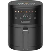 Black + Decker Digital Air Fryer 3.5 Liter 1500 Watt - Black - AF3500