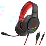 Vertux VT-HS-TOKYO Wired On Ear Gaming Headset Red