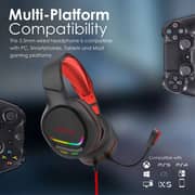 Vertux VT-HS-TOKYO Wired On Ear Gaming Headset Red