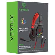 Vertux VT-HS-TOKYO Wired On Ear Gaming Headset Red