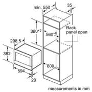 Siemens Built In Microwave Oven BE634LGS1B