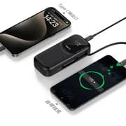 Recci Fast Charging Power Bank 10000mAh 22.5W with Built-in Stretchable Cable – Black – RPB-P47