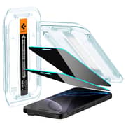 Spigen GLAS.tR EZ Fit Privacy Screen Black iPhone 16 Pro 2 Pack