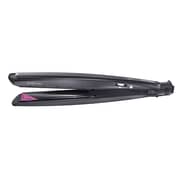 Babyliss Smooth Pro Hair Dryer, 2100 Watt, Black Rose Gold - 6709DE with Babyliss Wet And Dry Slim Hair Straightener, Black - ST326E