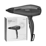 Babyliss Hair Dryer 2000 Watt - Black - 5910E + Babyliss Ceramic Hair Rotating Brush - AS960SDE