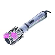 Babyliss Smooth Pro Hair Dryer, 2100 Watt, Black Rose Gold - 6709DE with Babyliss Hair Styler Rotating Brush with Attachments, 1000 Watt, Silver and Black - 2735E