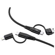 Charome 4-in-1 USB Cable 1.2m Black