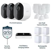Arlo Pro 5S VMC4360P-1BYNAS Indoor/Outdoor Camera Bundle