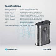 Powerology Power Bank 10000mAh Black PPBCHA24