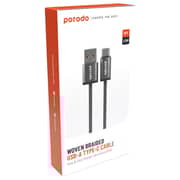 Porodo USB-C Cable 1.2m Black