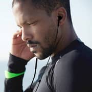 Porodo PD-STCEP-BK Wired In Ear Headset Black
