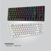 Porodo Wired Gaming Keyboard Black