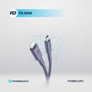 Powerology USB-C To Lightning Cable 2m Purple