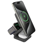 Porodo 3-in-1 Wireless Charger Black
