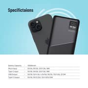 Porodo Power Bank 10000mAh Black PB-PBFCH053-BK