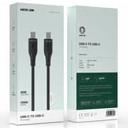 Green Lion USB-C To USB-C Cable 1m Black