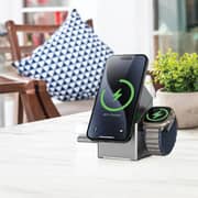 Green Lion 3-in-1 Wireless Charger Grey