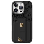 Levelo Morphix Gripstand Case With Cardholder Black iPhone 16 Pro