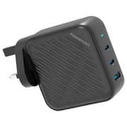 Powerology Dual Port GaN Wall Charger Black