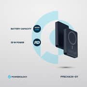 Powerology Power Bank 10000mAh Grey PPBCHA34-GY